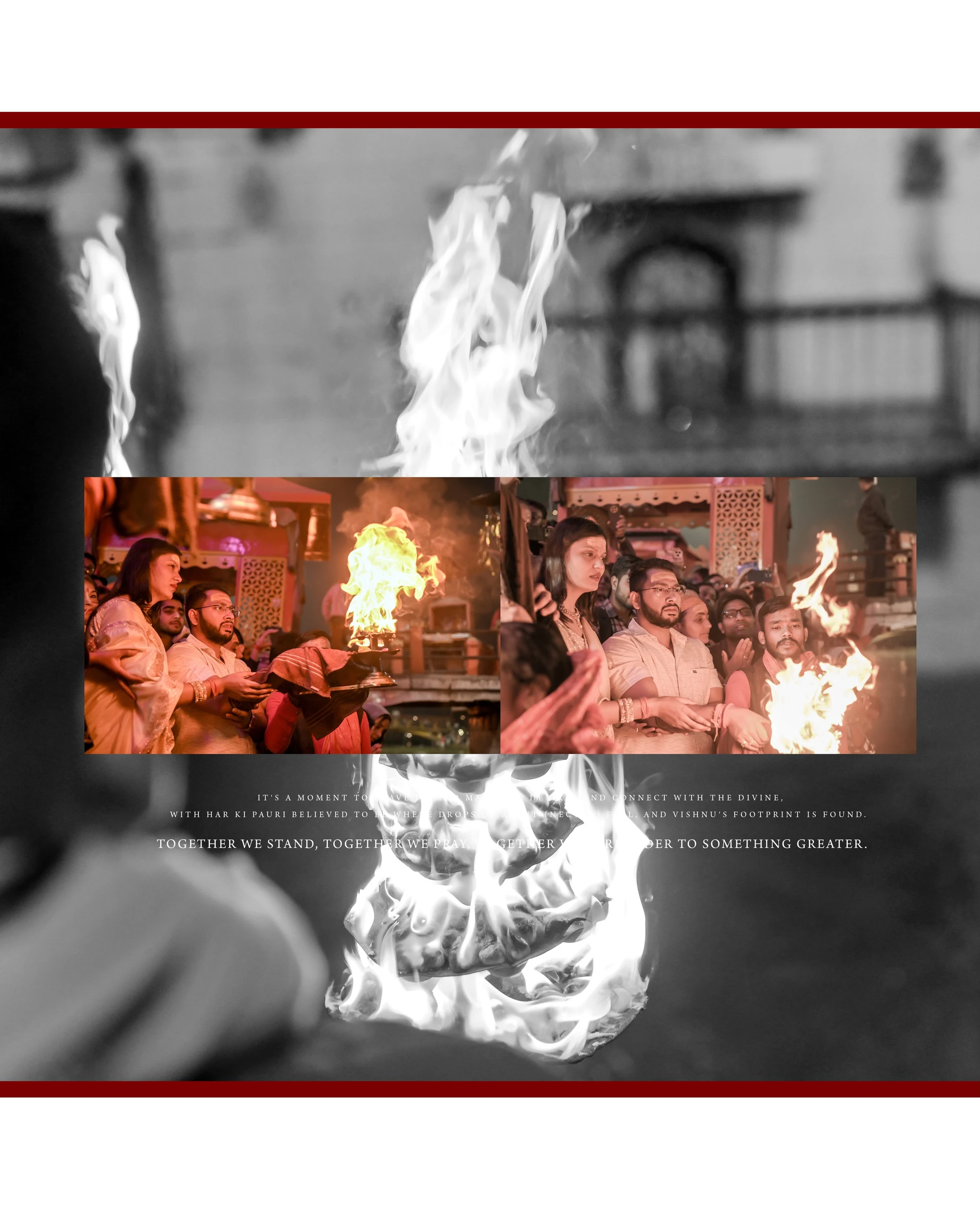 Evening Aarti Glow - Haridwar Wedding Photography
